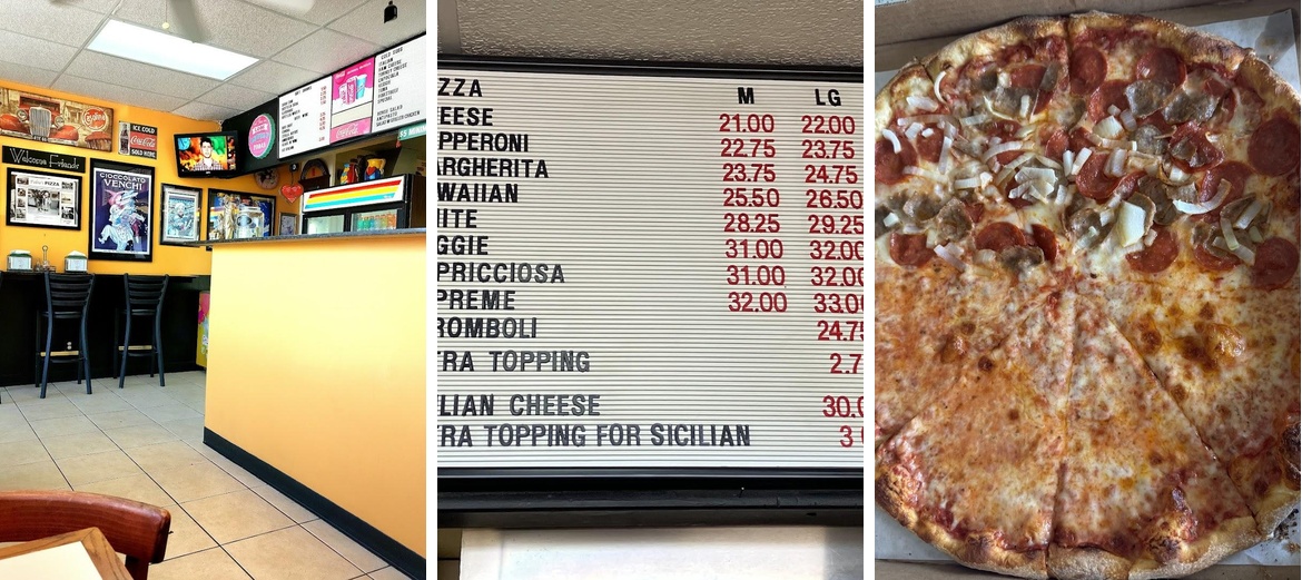 Fabio's pizza Menu